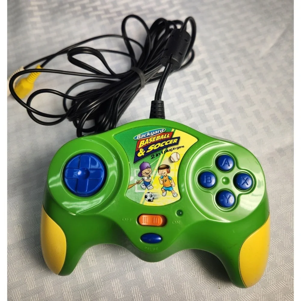 Hasbro 2005 Backyard Baseball & Soccer - TV Plug and Play Game 2 In 1 Retro